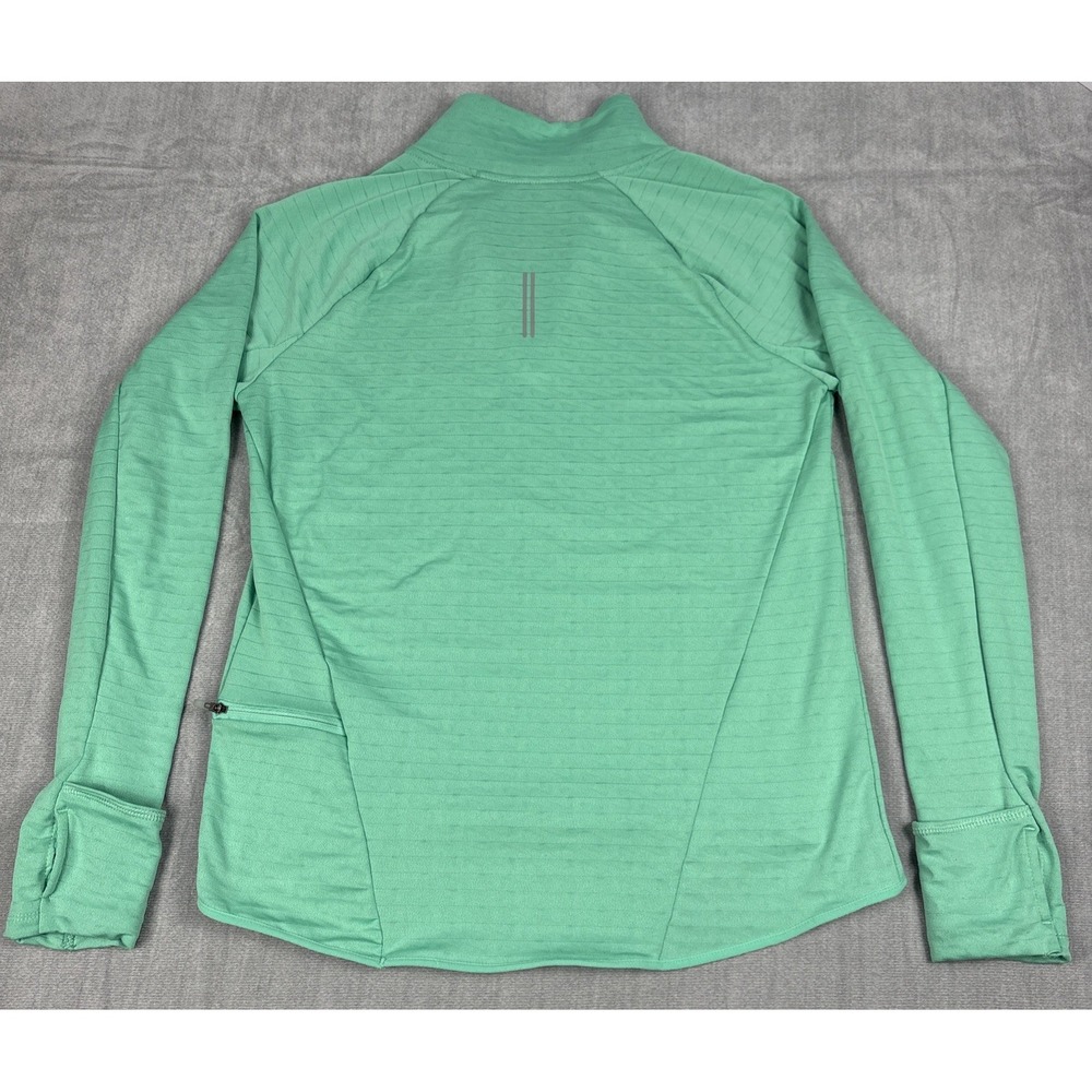 Nike Therma-FIT Running Pullover Womens Small Mint Green 1/4 Zip Long Sleeve - Picture 6 of 10